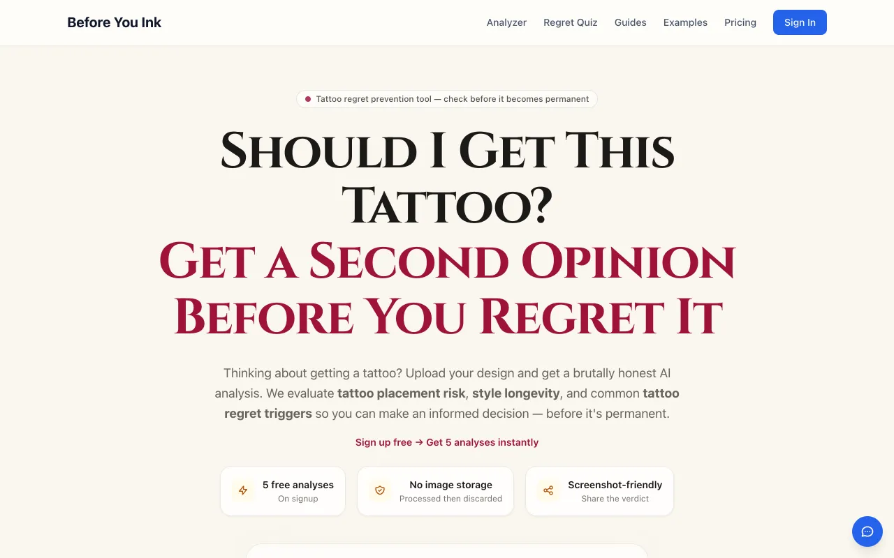 Before You Ink preview